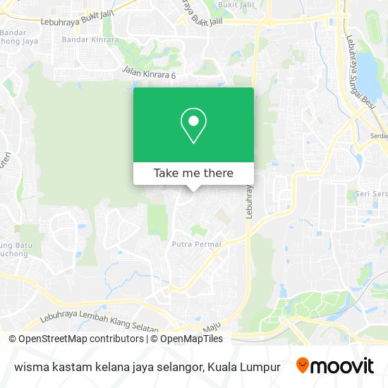 Peta wisma kastam kelana jaya selangor