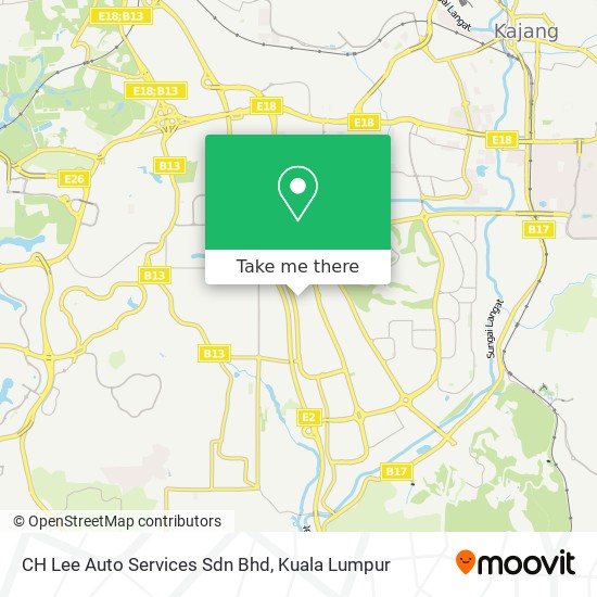 CH Lee Auto Services Sdn Bhd map