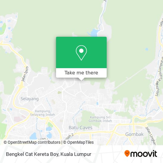 Peta Bengkel Cat Kereta Boy