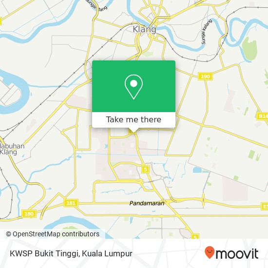 KWSP Bukit Tinggi map