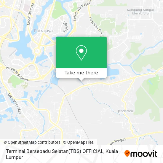Peta Terminal Bersepadu Selatan(TBS) OFFICIAL