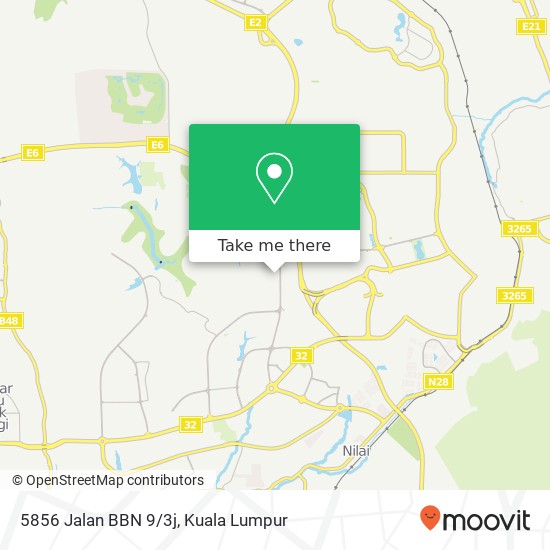 5856 Jalan BBN 9/3j map