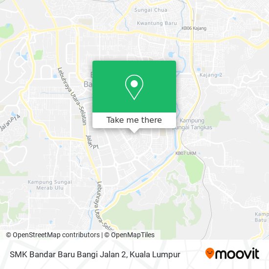 SMK Bandar Baru Bangi Jalan 2 map