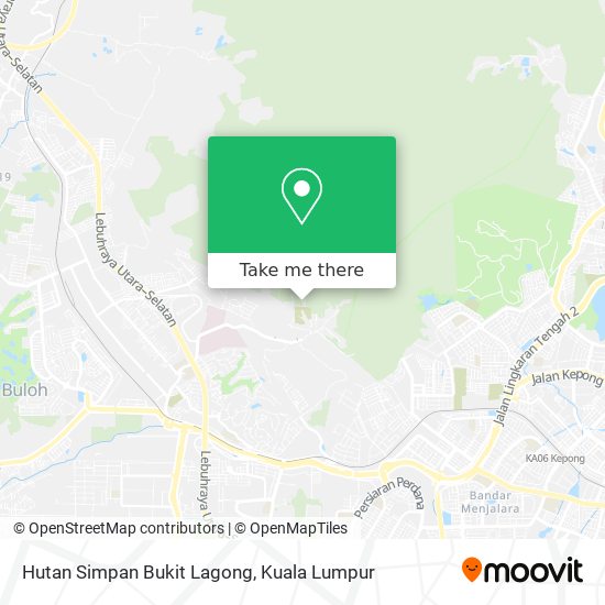 Hutan Simpan Bukit Lagong map