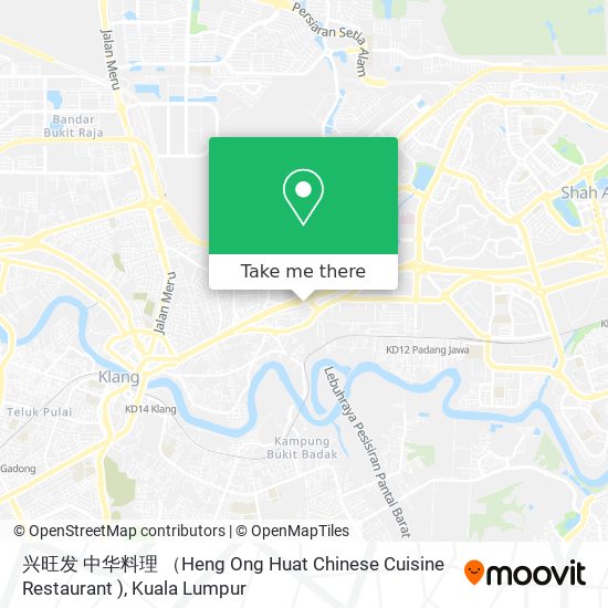 兴旺发 中华料理 （Heng Ong Huat Chinese Cuisine Restaurant ) map