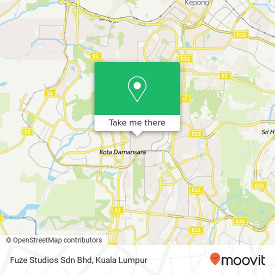 Fuze Studios Sdn Bhd map
