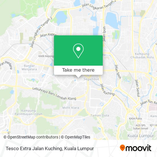 How To Get To Tesco Extra Jalan Kuching In Kuala Lumpur By Bus Mrt Lrt Or Train Moovit