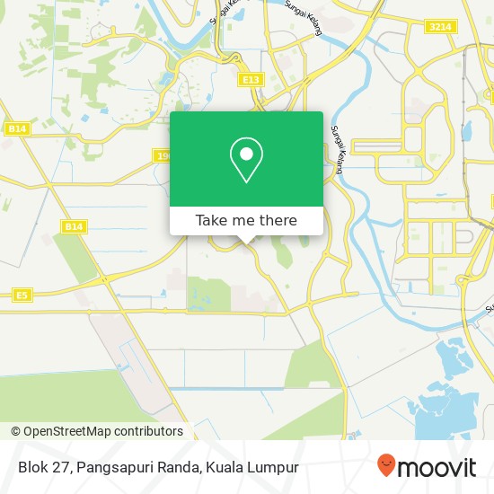 Blok 27, Pangsapuri Randa map