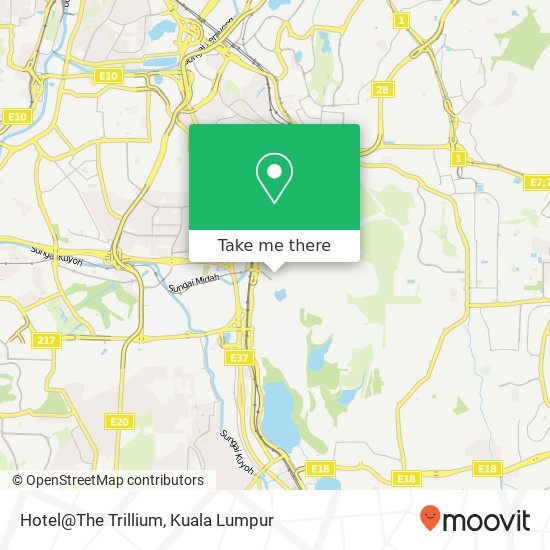 Hotel@The Trillium map