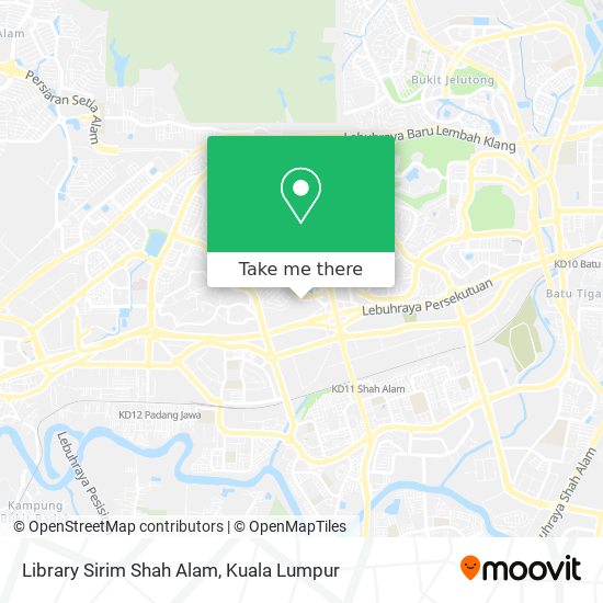 Library Sirim Shah Alam map
