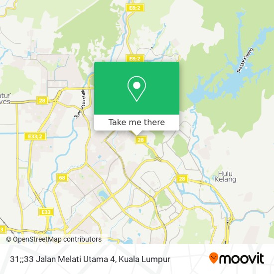 31;;33 Jalan Melati Utama 4 map