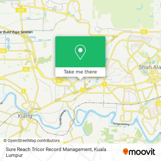 Sure Reach Tricor Record Management map