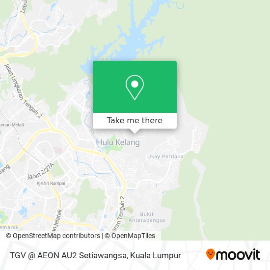 TGV @ AEON AU2 Setiawangsa map