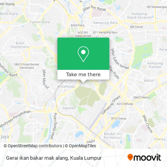 Gerai ikan bakar mak alang map