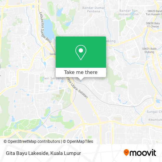 Gita Bayu Lakeside map