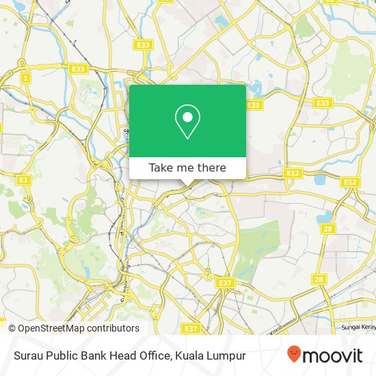 Surau Public Bank Head Office map