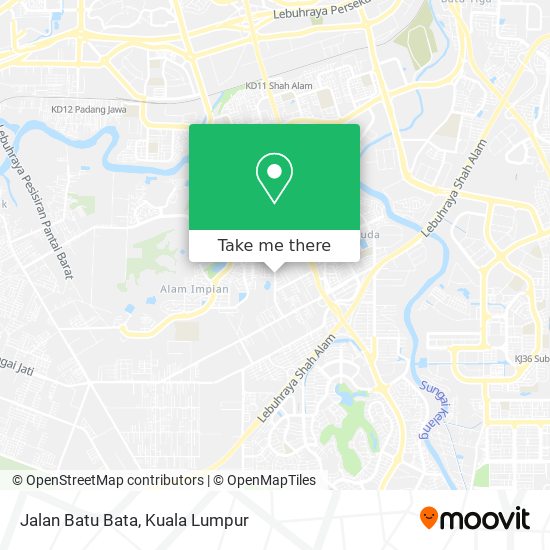 Jalan Batu Bata map