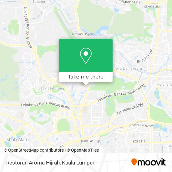 Restoran Aroma Hijrah map