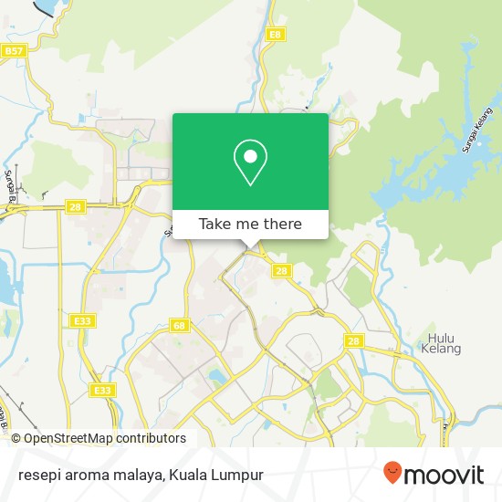 resepi aroma malaya map