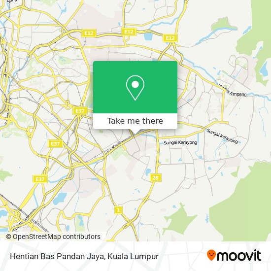Hentian Bas Pandan Jaya map