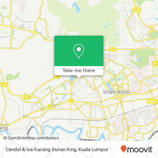 Cendol & Ice Kacang Durian King map