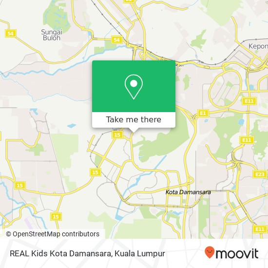 Peta REAL Kids Kota Damansara