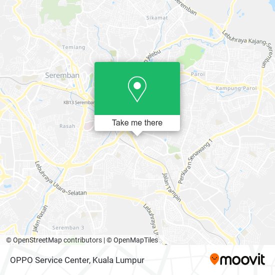 OPPO Service Center map