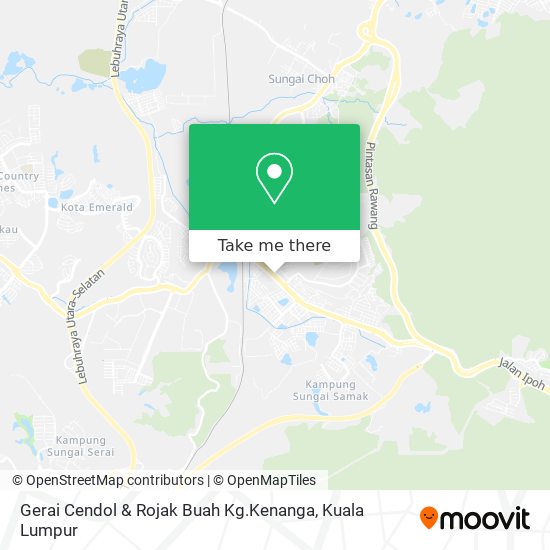 Gerai Cendol & Rojak Buah Kg.Kenanga map