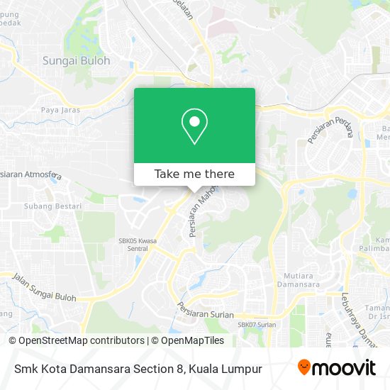 Smk Kota Damansara Section 8 map