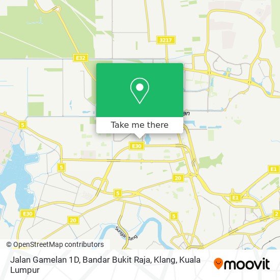 Jalan Gamelan 1D, Bandar Bukit Raja, Klang map