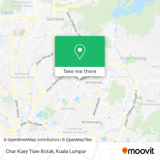 Char Kuey Tiaw Botak map