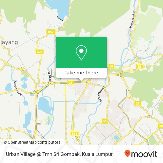 Urban Village @ Tmn Sri Gombak map