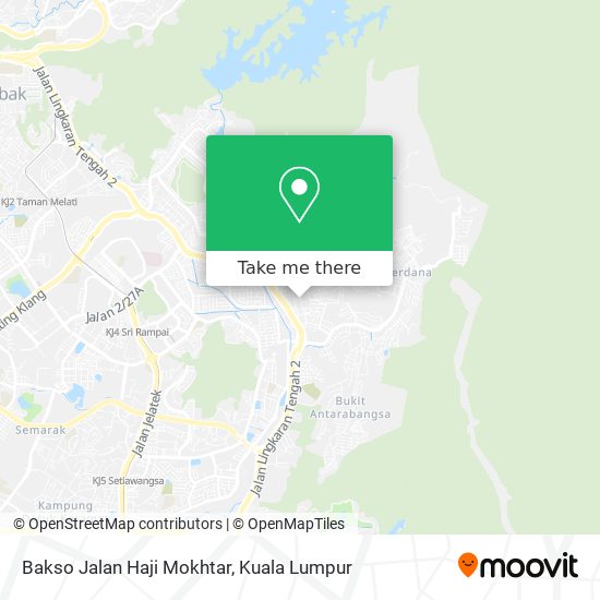 Bakso Jalan Haji Mokhtar map