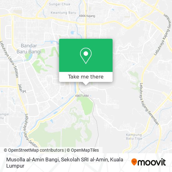 Peta Musolla al-Amin Bangi, Sekolah SRI al-Amin
