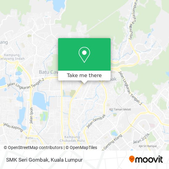 Peta SMK Seri Gombak