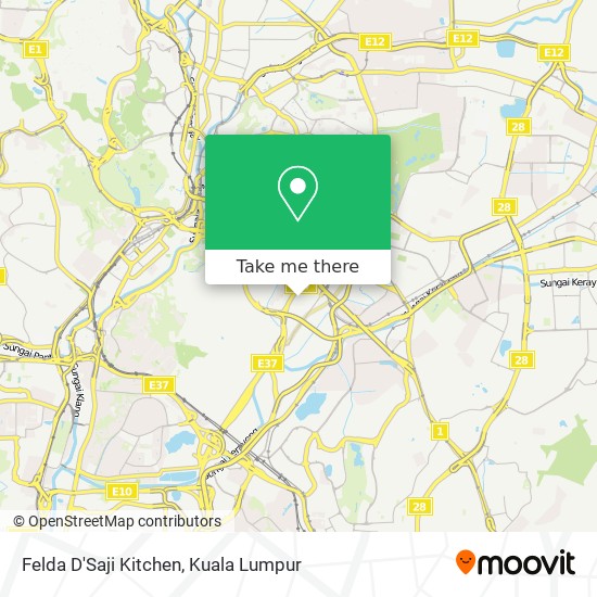 如何坐公交 捷运和轻快铁或火车去kuala Lumpur的felda D Saji Kitchen