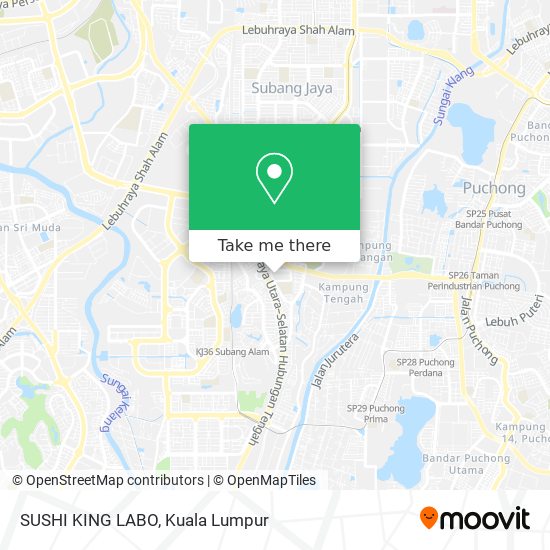 SUSHI KING LABO map