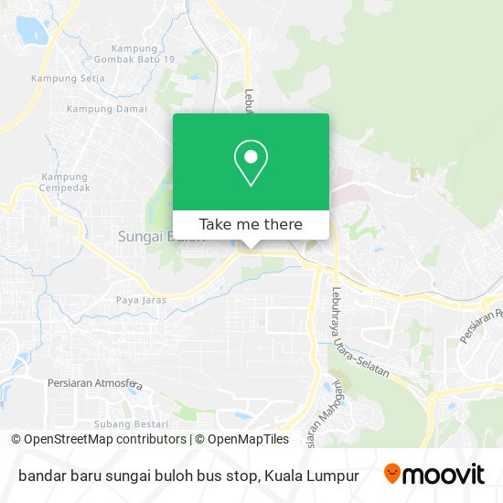 bandar baru sungai buloh bus stop map