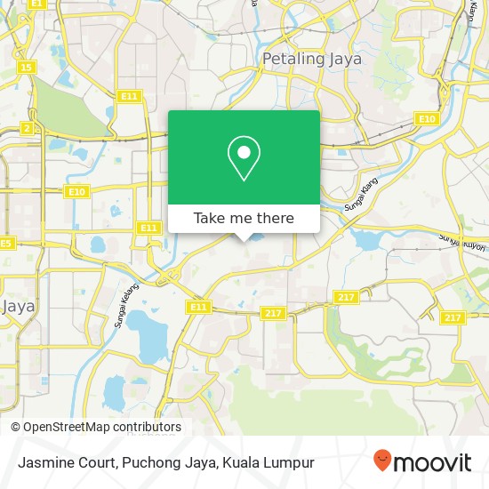 Peta Jasmine Court, Puchong Jaya