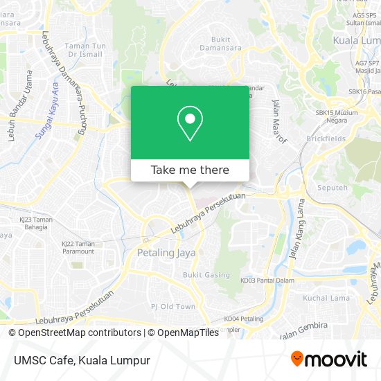 UMSC Cafe map