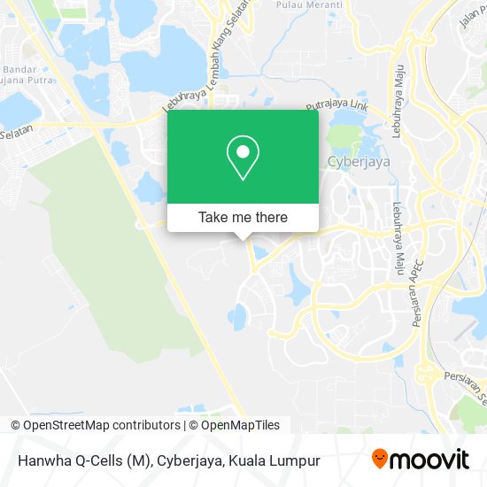 Hanwha Q-Cells (M), Cyberjaya map