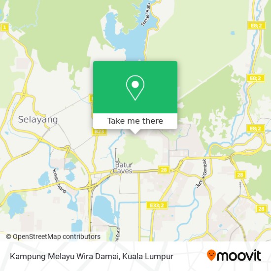 Peta Kampung Melayu Wira Damai