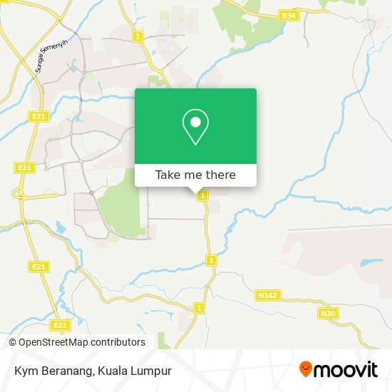 Kym Beranang map