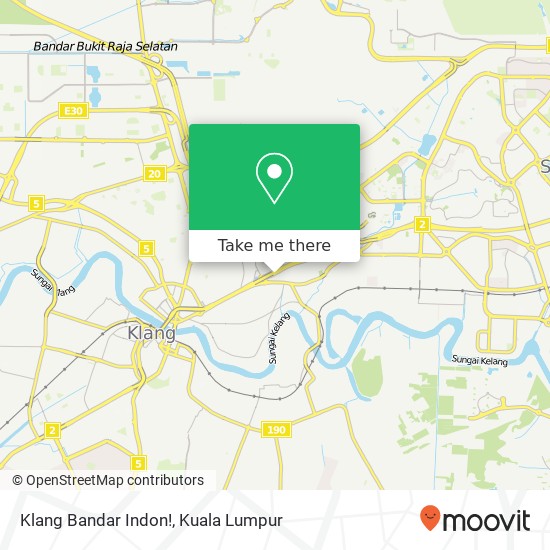 Klang Bandar Indon! map