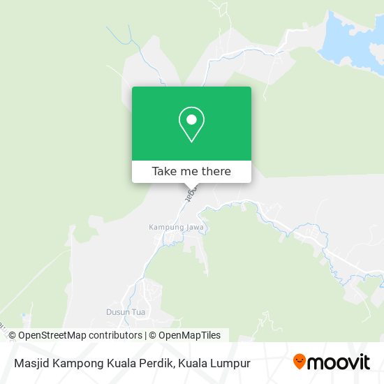 Peta Masjid Kampong Kuala Perdik