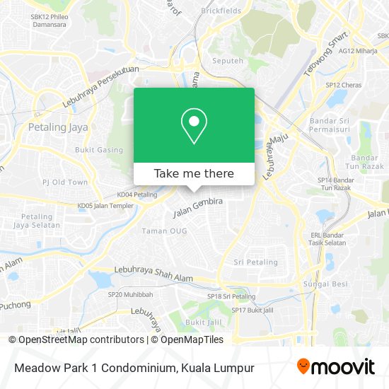 Meadow Park 1 Condominium map
