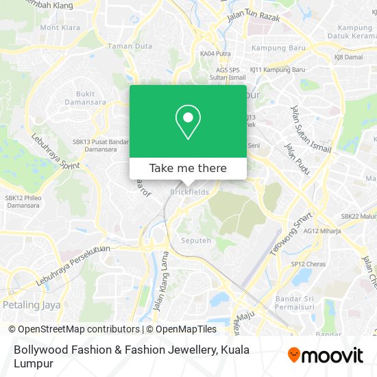 Bollywood Fashion & Fashion Jewellery map