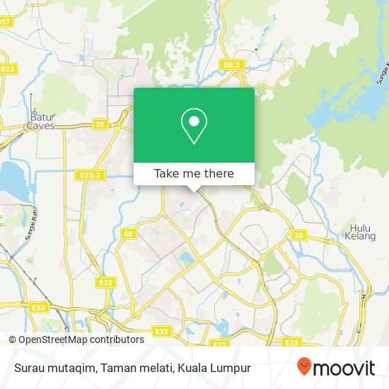 Peta Surau mutaqim, Taman melati
