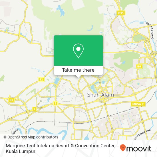 Marquee Tent Intekma Resort & Convention Center map