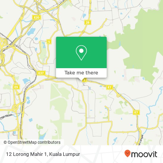 12 Lorong Mahir 1 map